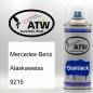 Preview: Mercedes-Benz, Alaskaweiss, 9215: 400ml Sprühdose, von ATW Autoteile West.