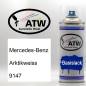 Preview: Mercedes-Benz, Arktikweiss, 9147: 400ml Sprühdose, von ATW Autoteile West.