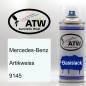 Preview: Mercedes-Benz, Artikweiss, 9145: 400ml Sprühdose, von ATW Autoteile West.