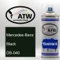 Preview: Mercedes-Benz, Black, DB-040: 400ml Sprühdose, von ATW Autoteile West.