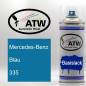 Preview: Mercedes-Benz, Blau, 335: 400ml Sprühdose, von ATW Autoteile West.