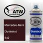 Preview: Mercedes-Benz, Dunkelrot, 542: 400ml Sprühdose, von ATW Autoteile West.