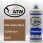 Preview: Mercedes-Benz, Goldbraun, 8476: 400ml Sprühdose, von ATW Autoteile West.
