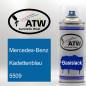 Preview: Mercedes-Benz, Kadettenblau, 5509: 400ml Sprühdose, von ATW Autoteile West.