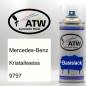 Preview: Mercedes-Benz, Kristallweiss, 9797: 400ml Sprühdose, von ATW Autoteile West.