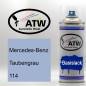 Preview: Mercedes-Benz, Taubengrau, 114: 400ml Sprühdose, von ATW Autoteile West.