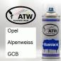 Preview: Opel, Alpenweiss, GCB: 400ml Sprühdose, von ATW Autoteile West.