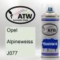 Preview: Opel, Alpineweiss, J077: 400ml Sprühdose, von ATW Autoteile West.