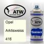 Preview: Opel, Arktisweiss, 416: 400ml Sprühdose, von ATW Autoteile West.