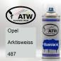 Preview: Opel, Arktisweiss, 487: 400ml Sprühdose, von ATW Autoteile West.