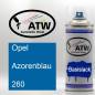 Preview: Opel, Azorenblau, 260: 400ml Sprühdose, von ATW Autoteile West.