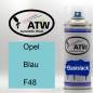 Preview: Opel, Blau, F48: 400ml Sprühdose, von ATW Autoteile West.