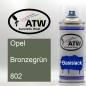 Preview: Opel, Bronzegrün, 802: 400ml Sprühdose, von ATW Autoteile West.