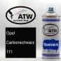 Preview: Opel, Carbonschwarz, 111: 400ml Sprühdose, von ATW Autoteile West.