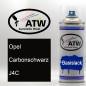 Preview: Opel, Carbonschwarz, J4C: 400ml Sprühdose, von ATW Autoteile West.