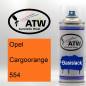 Preview: Opel, Cargoorange, 554: 400ml Sprühdose, von ATW Autoteile West.