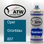 Preview: Opel, Grünblau, 857: 400ml Sprühdose, von ATW Autoteile West.