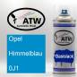 Preview: Opel, Himmelblau, 0J1: 400ml Sprühdose, von ATW Autoteile West.