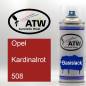 Preview: Opel, Kardinalrot, 508: 400ml Sprühdose, von ATW Autoteile West.