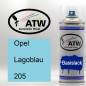 Preview: Opel, Lagoblau, 205: 400ml Sprühdose, von ATW Autoteile West.