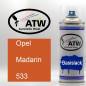 Preview: Opel, Madarin, 533: 400ml Sprühdose, von ATW Autoteile West.