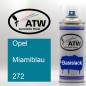 Preview: Opel, Miamiblau, 272: 400ml Sprühdose, von ATW Autoteile West.