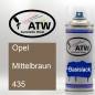 Preview: Opel, Mittelbraun, 435: 400ml Sprühdose, von ATW Autoteile West.