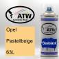 Preview: Opel, Pastellbeige, 63L: 400ml Sprühdose, von ATW Autoteile West.