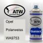 Preview: Opel, Polarweiss, WA9753: 400ml Sprühdose, von ATW Autoteile West.