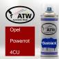 Preview: Opel, Powerrot, 4CU: 400ml Sprühdose, von ATW Autoteile West.