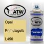 Preview: Opel, Primulagelb, L450: 400ml Sprühdose, von ATW Autoteile West.