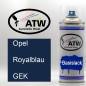 Preview: Opel, Royalblau, GEK: 400ml Sprühdose, von ATW Autoteile West.