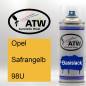 Preview: Opel, Safrangelb, 98U: 400ml Sprühdose, von ATW Autoteile West.