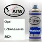 Preview: Opel, Schneeweiss, 8624: 400ml Sprühdose, von ATW Autoteile West.