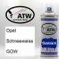 Preview: Opel, Schneeweiss, GOW: 400ml Sprühdose, von ATW Autoteile West.