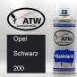 Preview: Opel, Schwarz, 200: 400ml Sprühdose, von ATW Autoteile West.