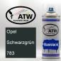 Preview: Opel, Schwarzgrün, 783: 400ml Sprühdose, von ATW Autoteile West.