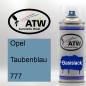 Preview: Opel, Taubenblau, 777: 400ml Sprühdose, von ATW Autoteile West.