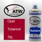 Preview: Opel, Tizianrot, 76L: 400ml Sprühdose, von ATW Autoteile West.