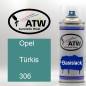 Preview: Opel, Türkis, 306: 400ml Sprühdose, von ATW Autoteile West.