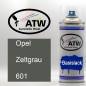 Preview: Opel, Zeltgrau, 601: 400ml Sprühdose, von ATW Autoteile West.