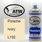 Preview: Porsche, Ivory, L132: 400ml Sprühdose, von ATW Autoteile West.