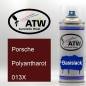 Preview: Porsche, Polyantharot, 013X: 400ml Sprühdose, von ATW Autoteile West.