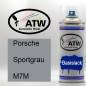 Preview: Porsche, Sportgrau, M7M: 400ml Sprühdose, von ATW Autoteile West.