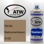 Preview: Skoda, Bedouinenbraun, 2105: 400ml Sprühdose, von ATW Autoteile West.