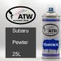 Preview: Subaru, Pewter, 25L: 400ml Sprühdose, von ATW Autoteile West.