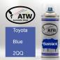 Preview: Toyota, Blue, 2QQ: 400ml Sprühdose, von ATW Autoteile West.