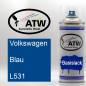 Preview: Volkswagen, Blau, L531: 400ml Sprühdose, von ATW Autoteile West.