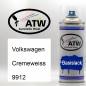 Preview: Volkswagen, Cremeweiss, 9912: 400ml Sprühdose, von ATW Autoteile West.