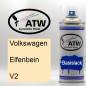 Preview: Volkswagen, Elfenbein, V2: 400ml Sprühdose, von ATW Autoteile West.